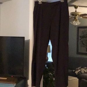 Dark Purple ( Eggplant) pull on casual slacks. Size 16P.